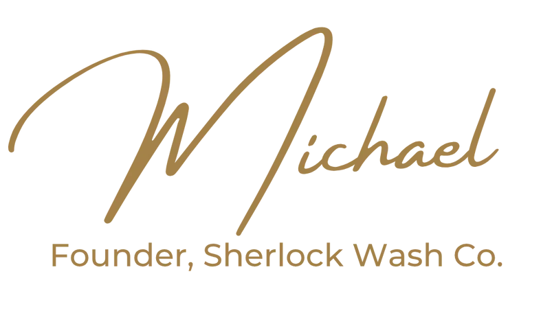 Michael Glenn, founder of Sherlock Wash Co. Michael, founder of Sherlock Wash Co.